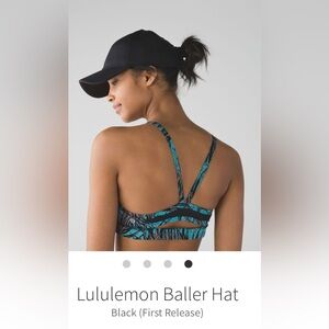 Lululemon Baller Hat – Black 🖤🍋